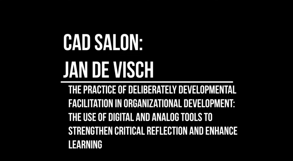 CAD Salon - Deliberately Developmental Facilitation