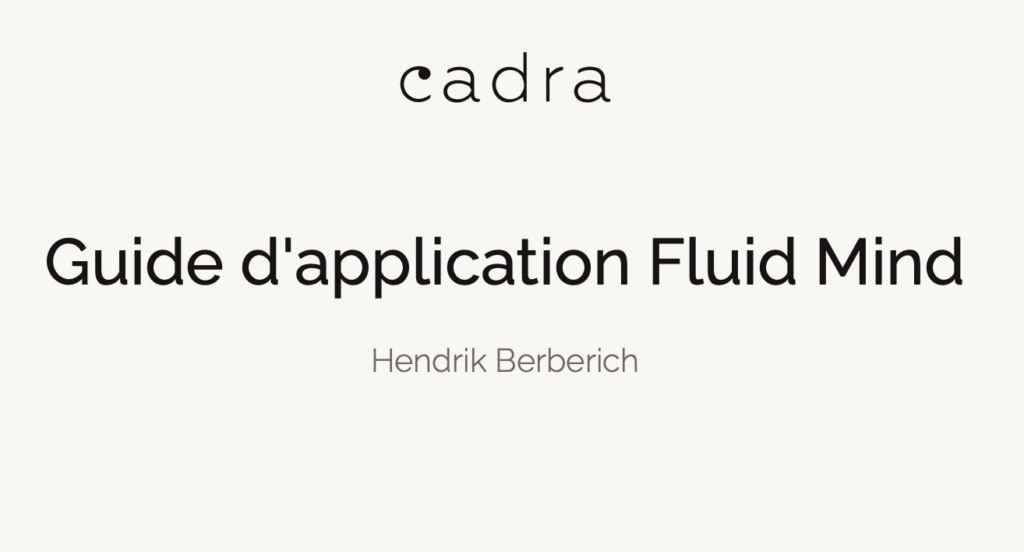 Guide d'Application Fluid Mind
